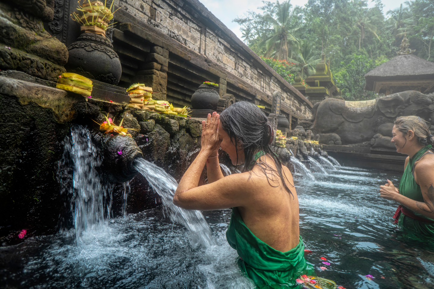 Woman at retreat in Bali